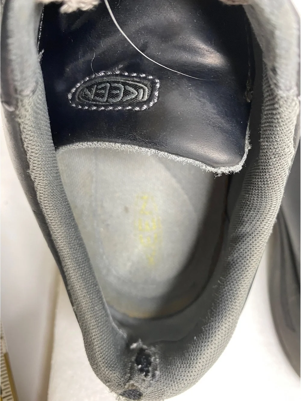 KEEN black leather casual oxford shoes size 7.5